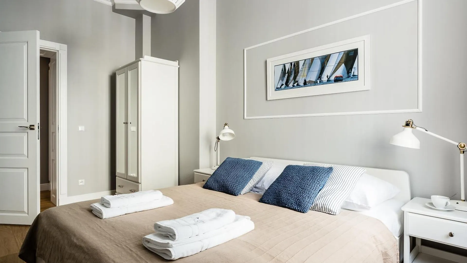 Sanhaus Apartments - Riviera - Apartament Z Dwoma Sypialniami, 100 Metrow Od Deptaka Sopot Poland